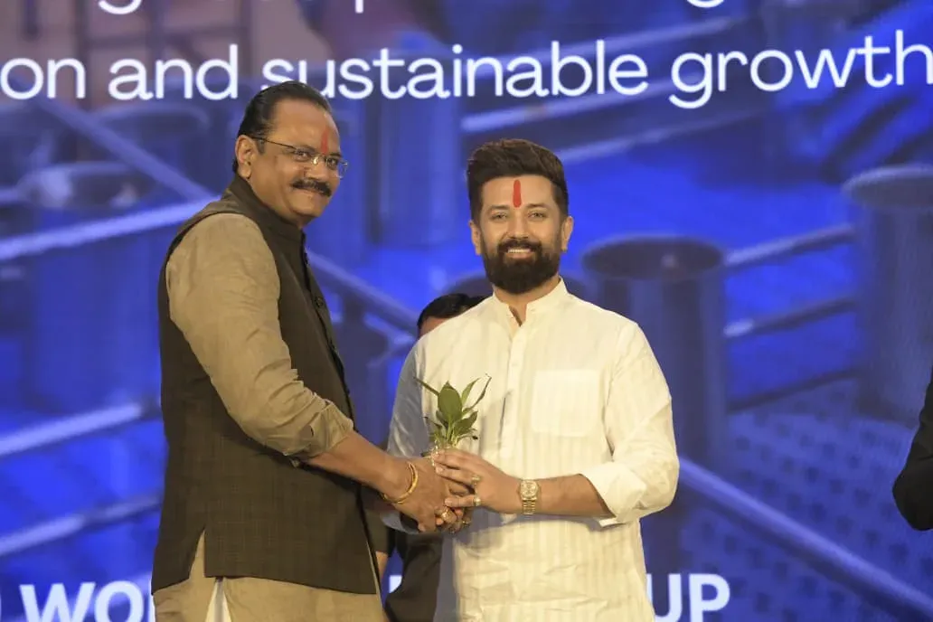 Chirag Paswan addresses SAPLING Regional Dialogue in Ahmedabad