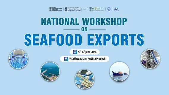 Chirag Paswan at Marine Export Workshop in Visakhapatnam
