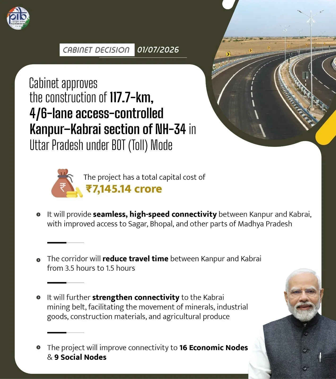 Chirag Paswan hails Cabinet nod for ₹7,145 cr Kanpur–Kabrai corridor
