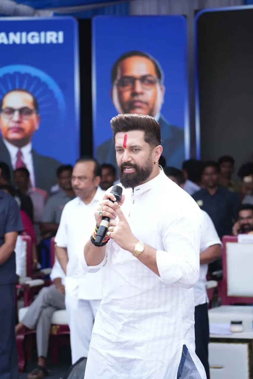 Chirag Paswan Hails Fulfilment of Long-Pending Ambedkar Tribute in Prakasam