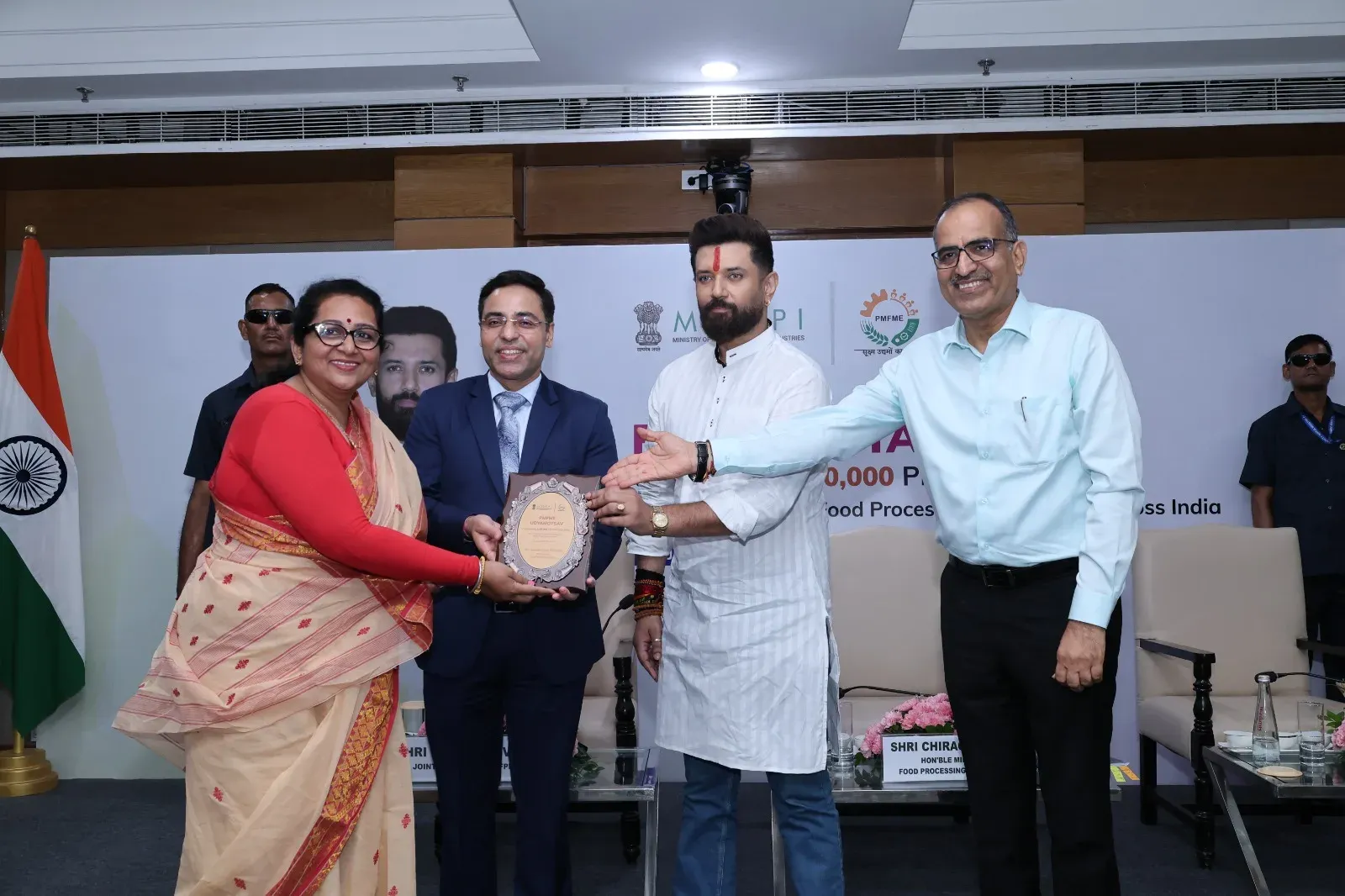 Chirag Paswan Highlights PMFME Success at Udyamotsav