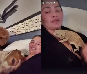 Chrissy Teigen evacuates home amid Los Angeles fires with ‘4 dogs, 4 kids and a bearded dragon’