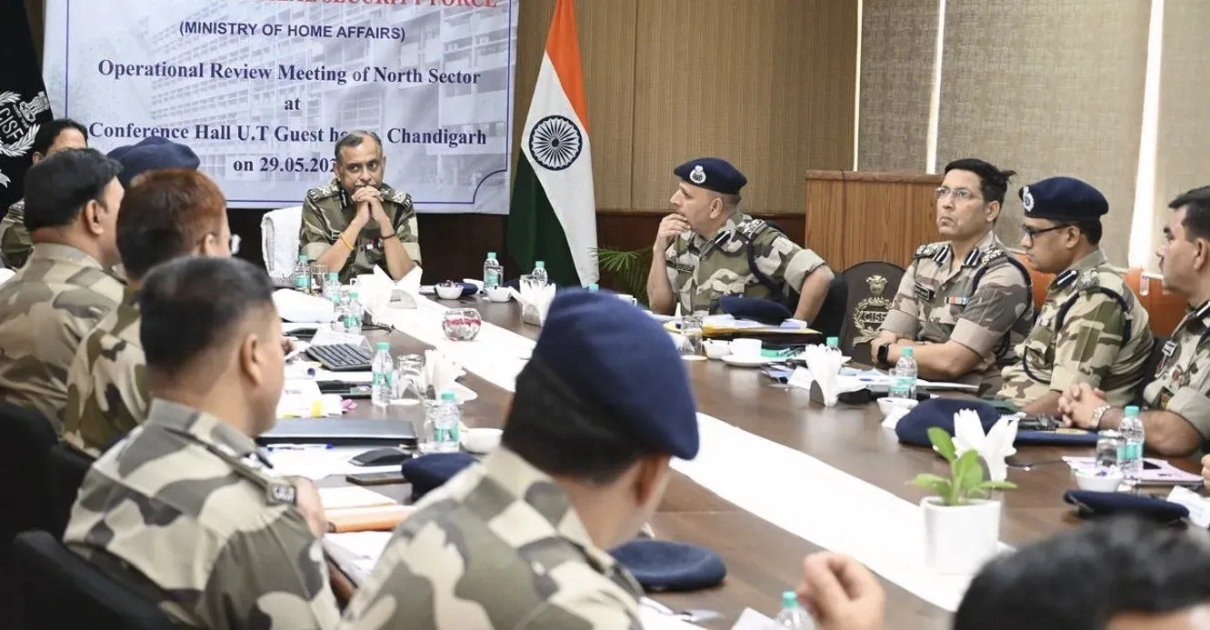 CISF chief reviews North Sector security in Chandigarh amid border threats