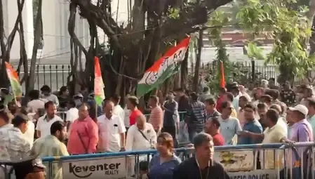 Violent Clashes Erupt Between BJP and Trinamool Outside West Bengal CEO Office