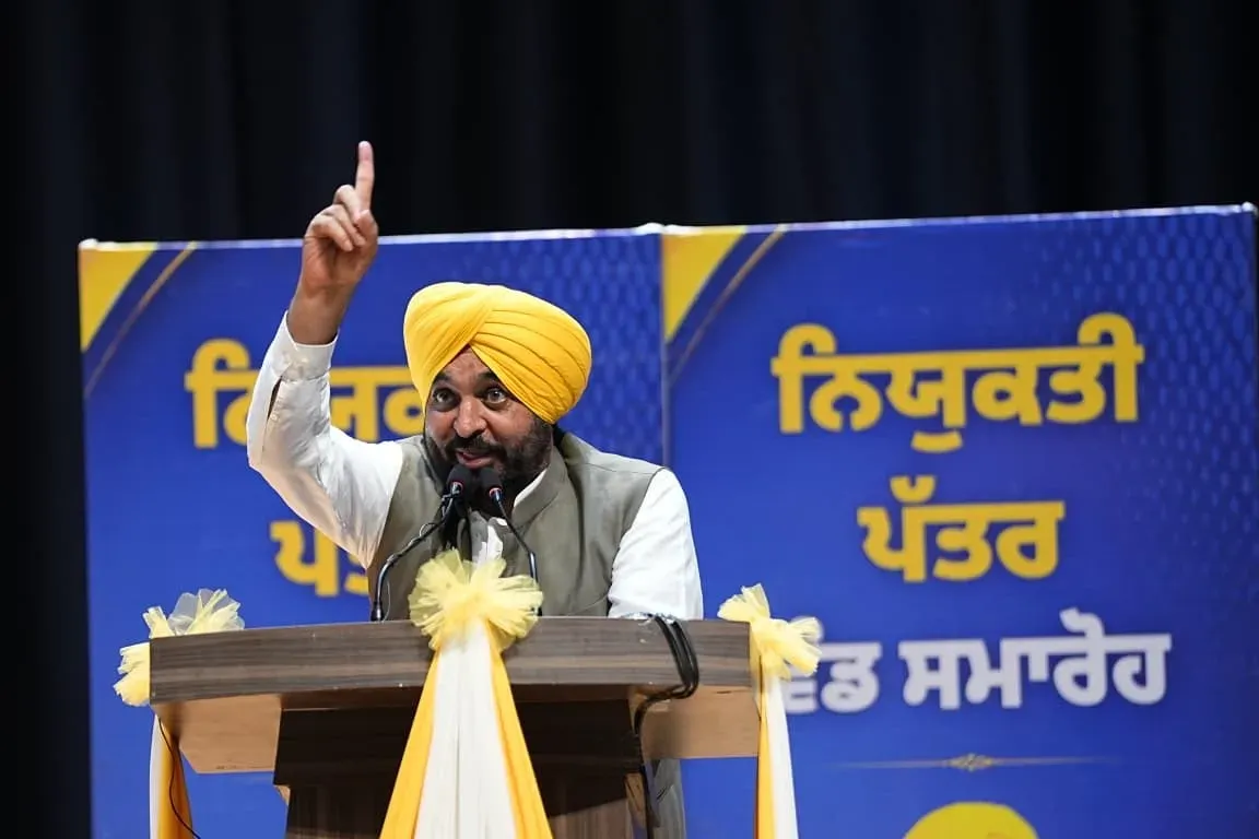 CM Bhagwant Mann: 68,288 Jobs Given on Merit in Punjab