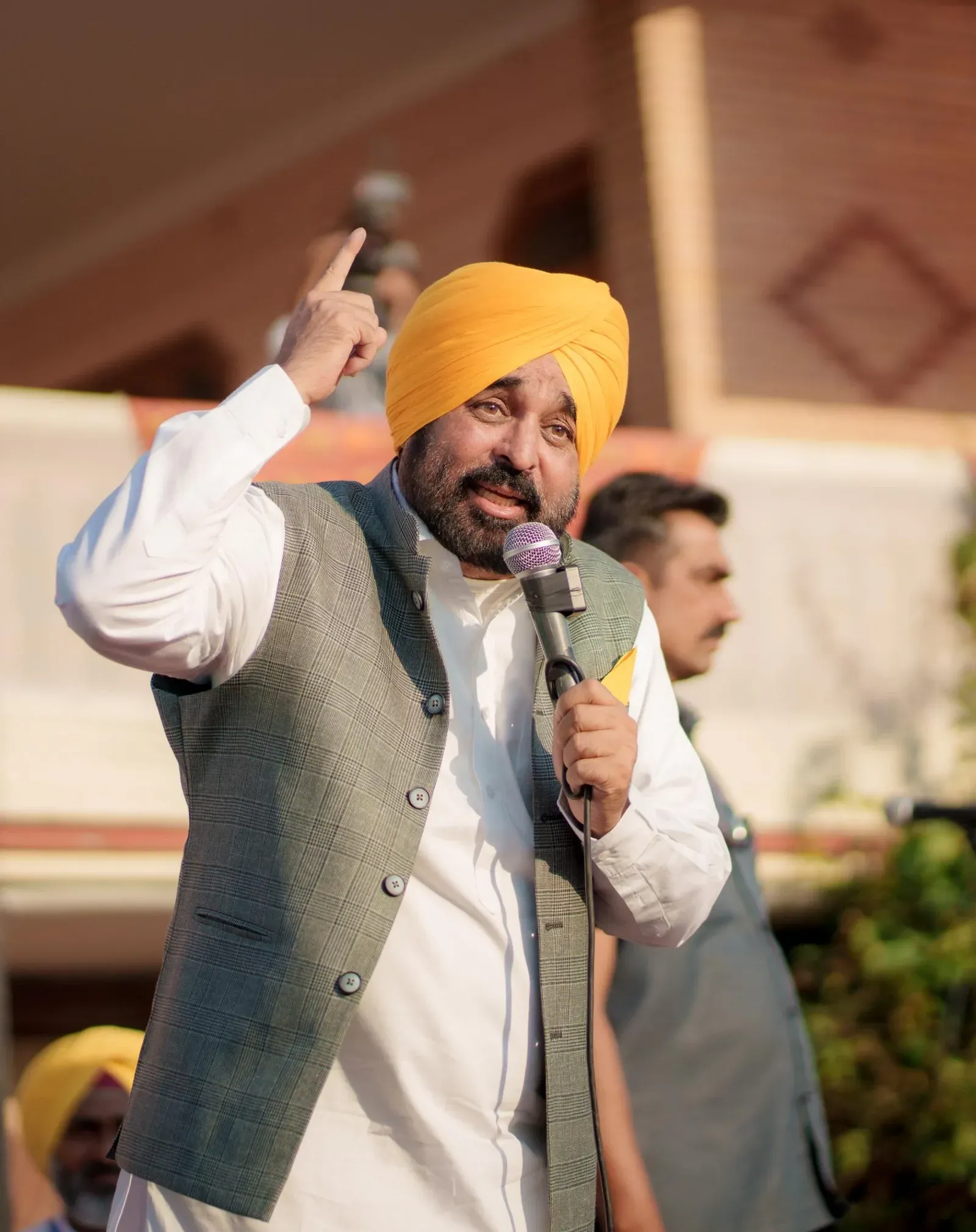 CM Bhagwant Mann Addresses Lok Milni in Nakodar, Vows 'Rangla Punjab'