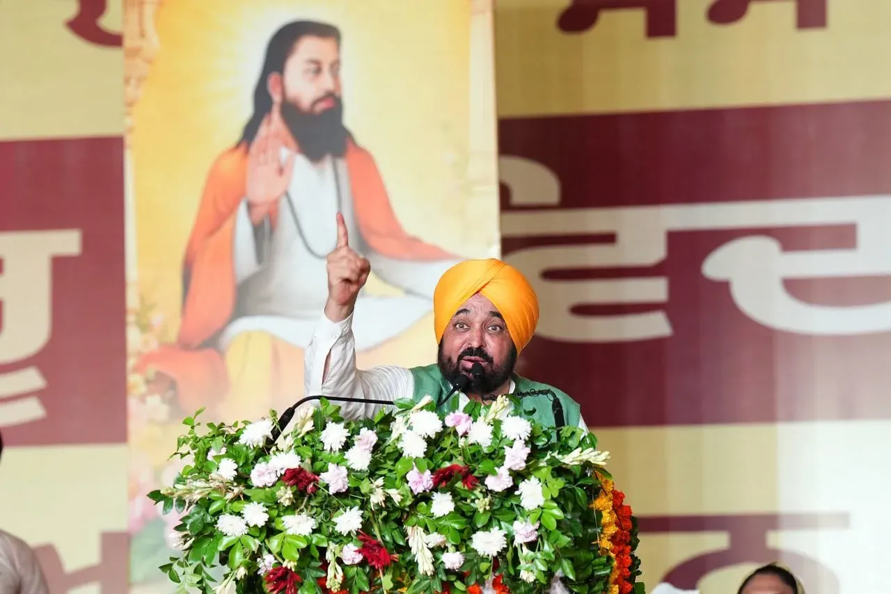 CM Bhagwant Mann lays foundation of Guru Ravidas Bani study centre