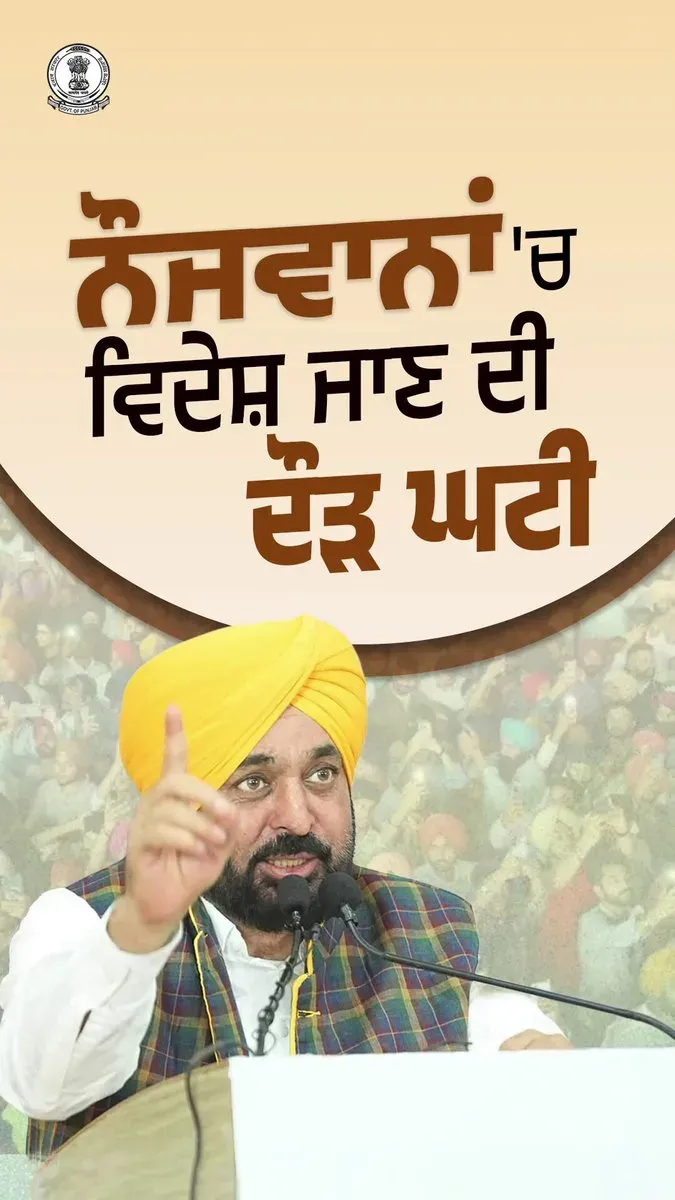CM Bhagwant Mann: Punjab youth choosing home over abroad