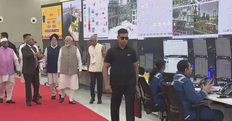 CM Bhajan Lal at HPCL Rajasthan Refinery Launch in Pachpadra