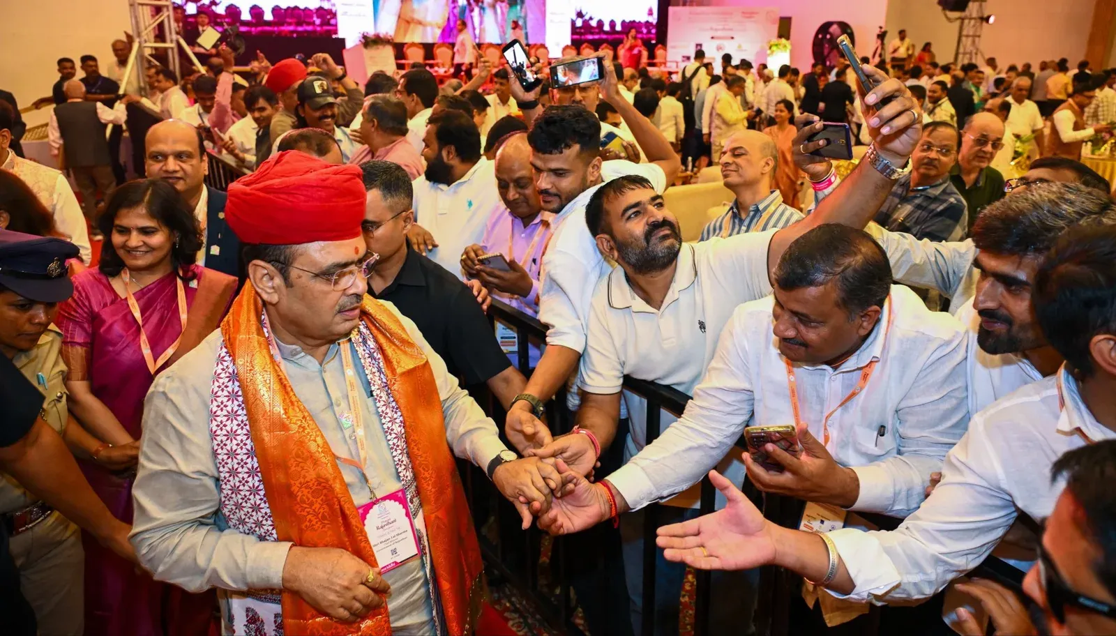 CM Bhajan Lal Courts JITO Entrepreneurs in Bengaluru