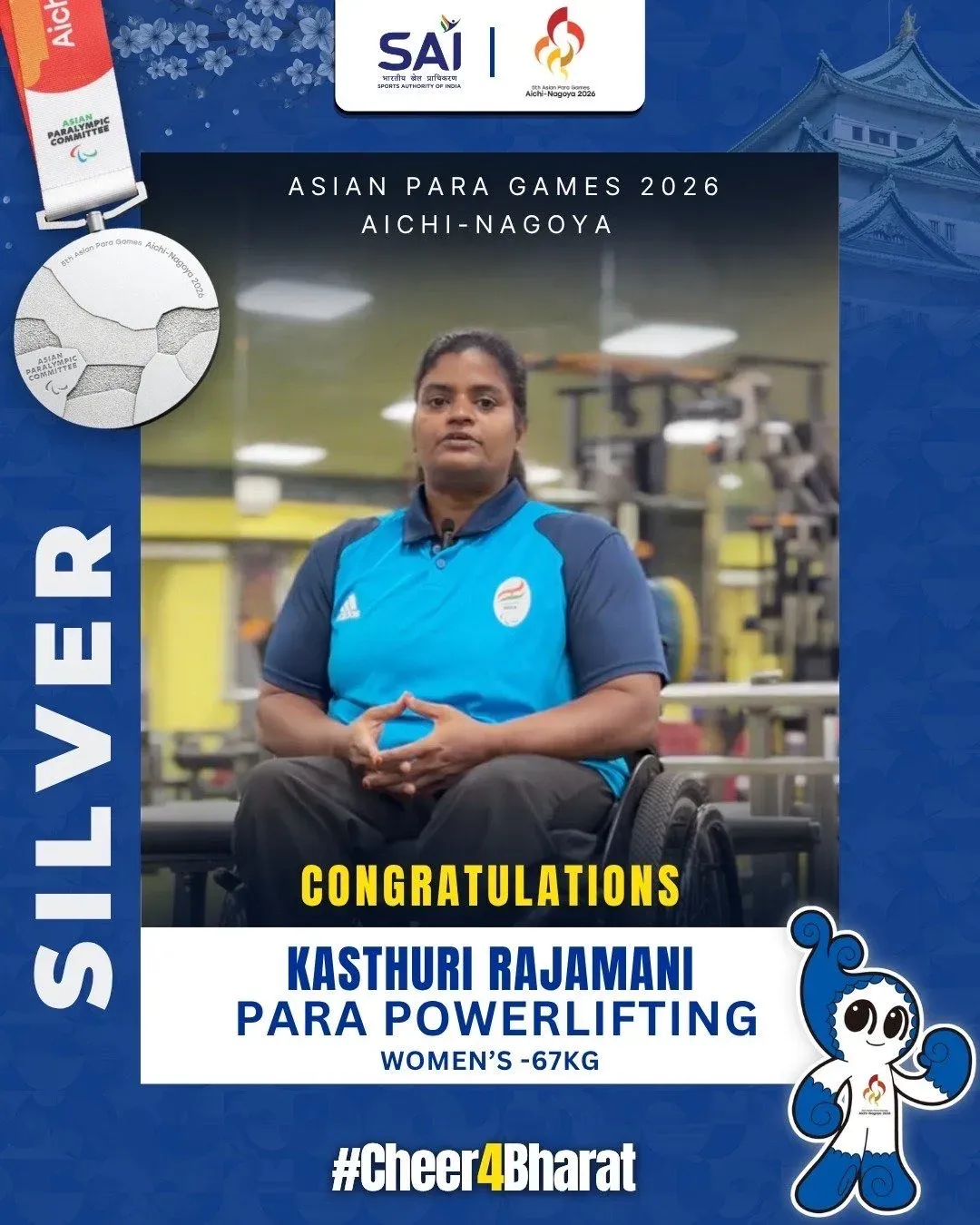 CM Bhajan Lal Hails India's Para-Athletes at Asian Para Games 2026