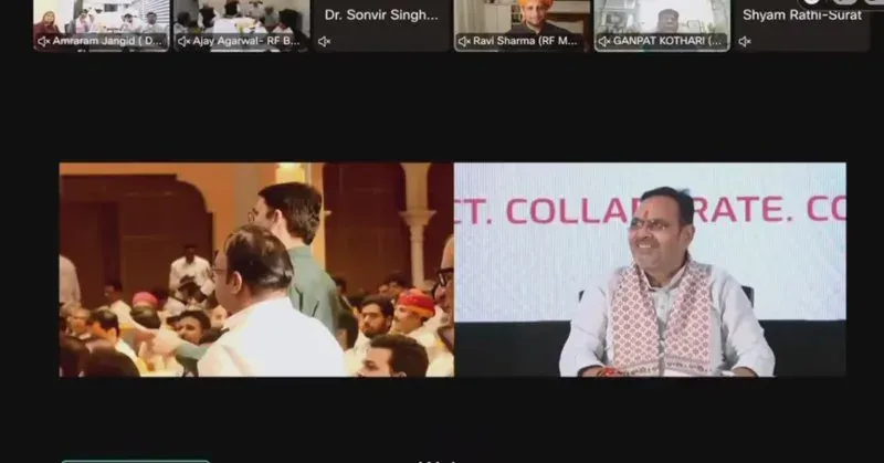 CM Bhajan Lal Hosts Live Diaspora Dialogue in Jaipur