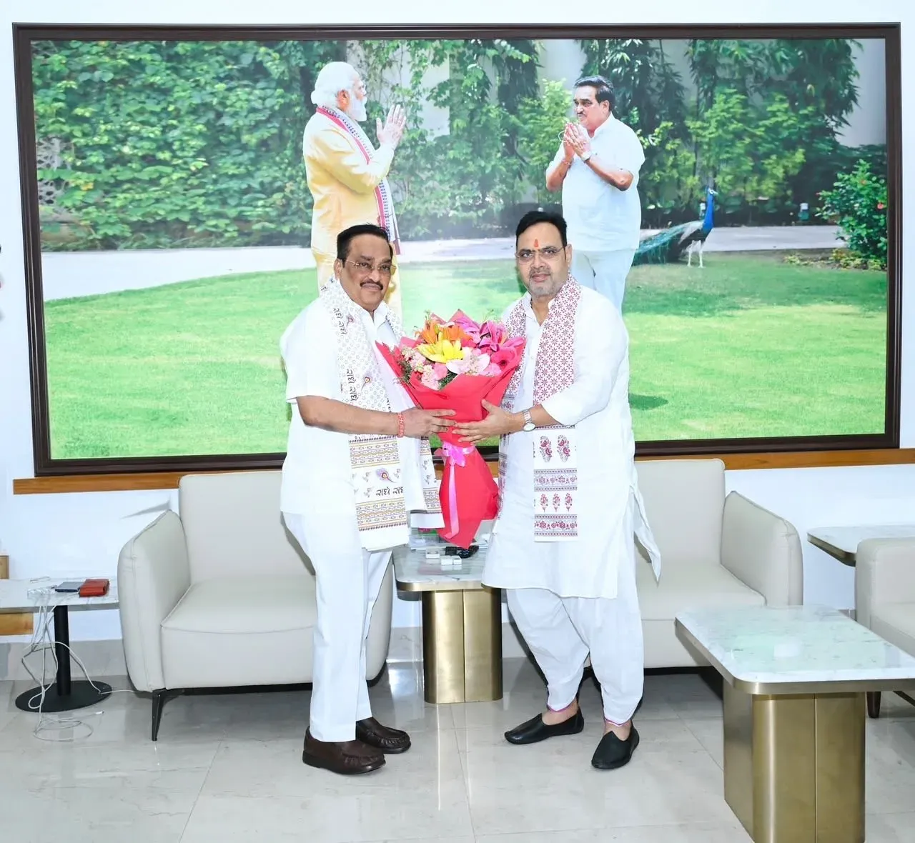 CM Bhajan Lal Meets Jal Shakti Minister on Rajasthan Water Projects