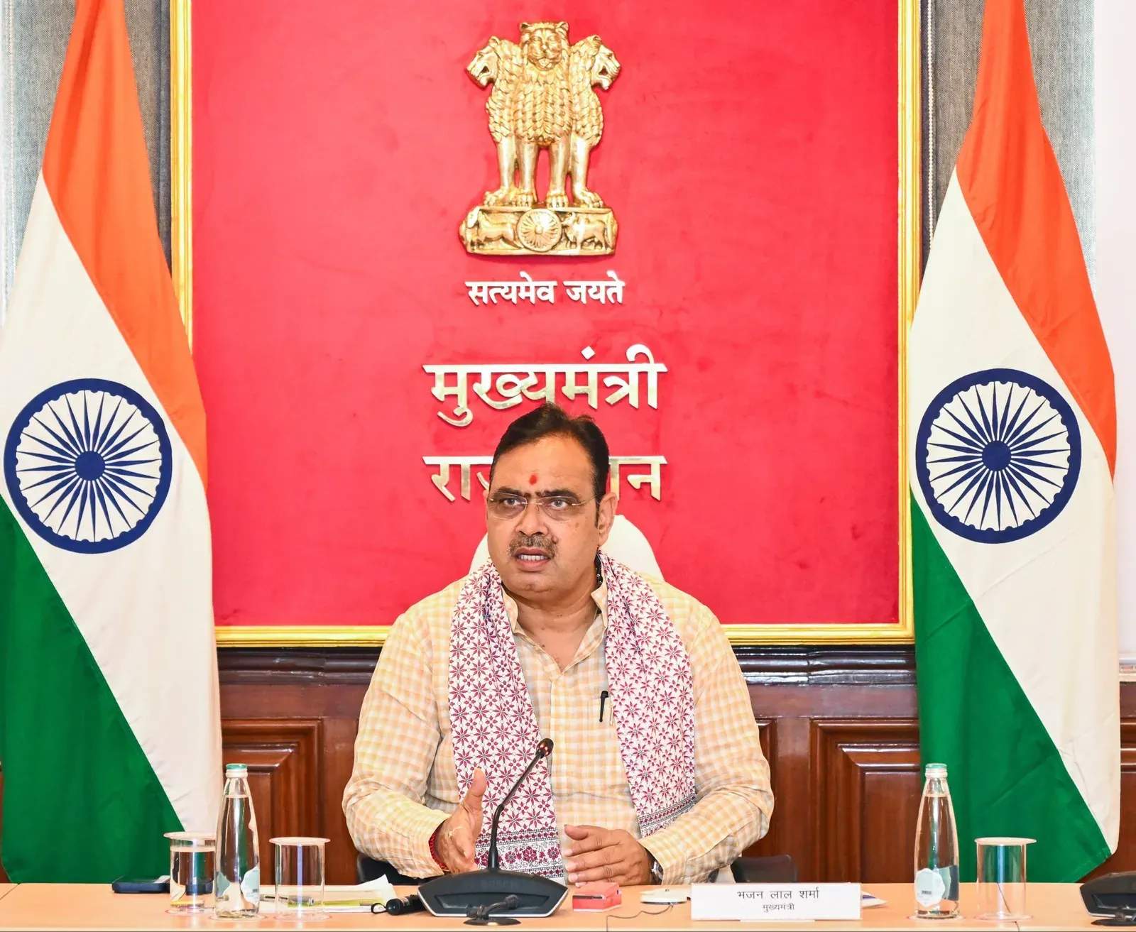 CM Bhajan Lal Reviews Heritage Site Development in Rajasthan
