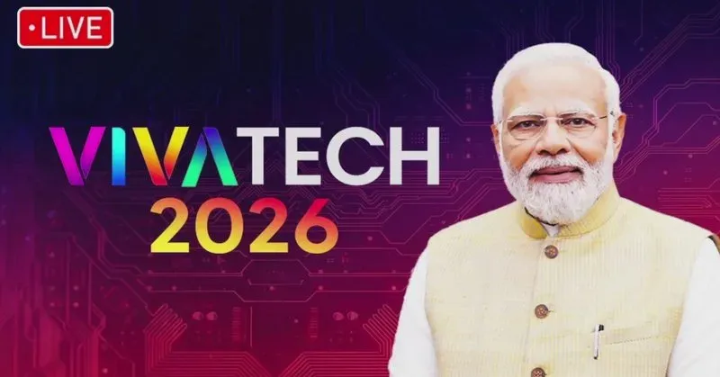 CM Bhajan Lal Shares Live Feed of PM Modi at VivaTech 2026