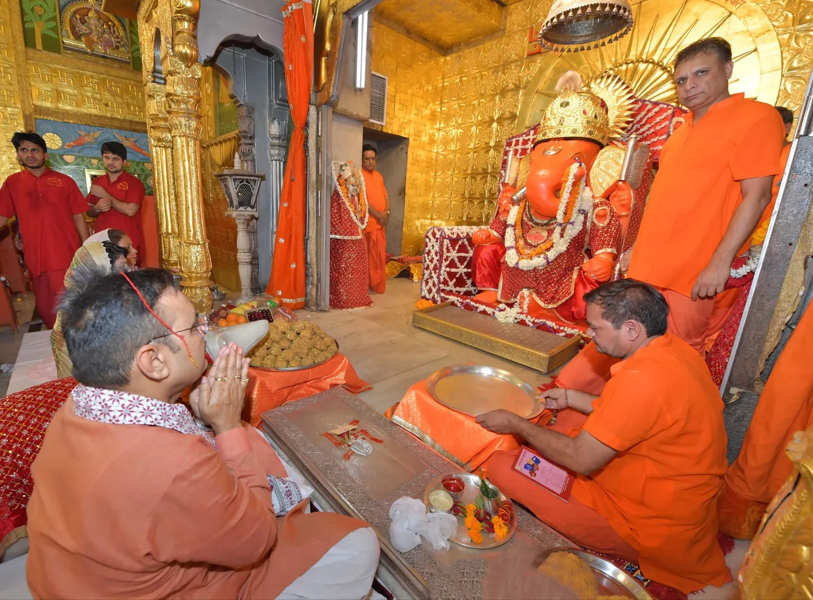 CM Bhajan Lal Sharma Shares Images on X