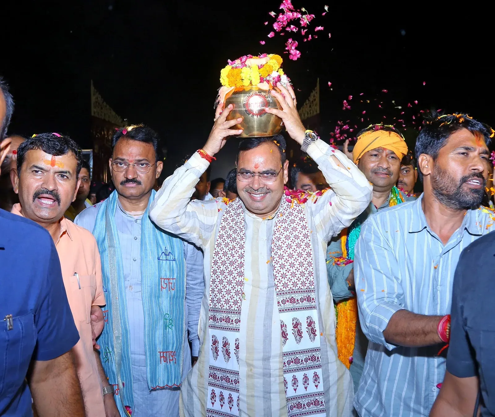 CM Bhajan Lal Sharma Welcomes Samrasata Kalash Yatra in Jaipur