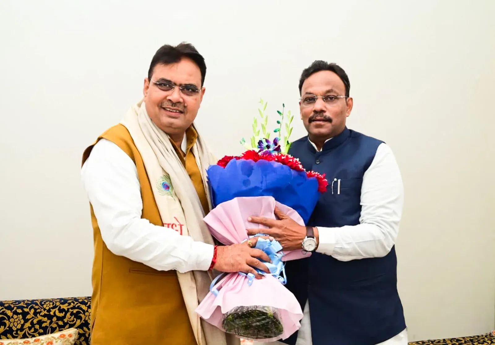 CM Bhajan Lal Wishes BJP's Vinod Tawde on Birthday