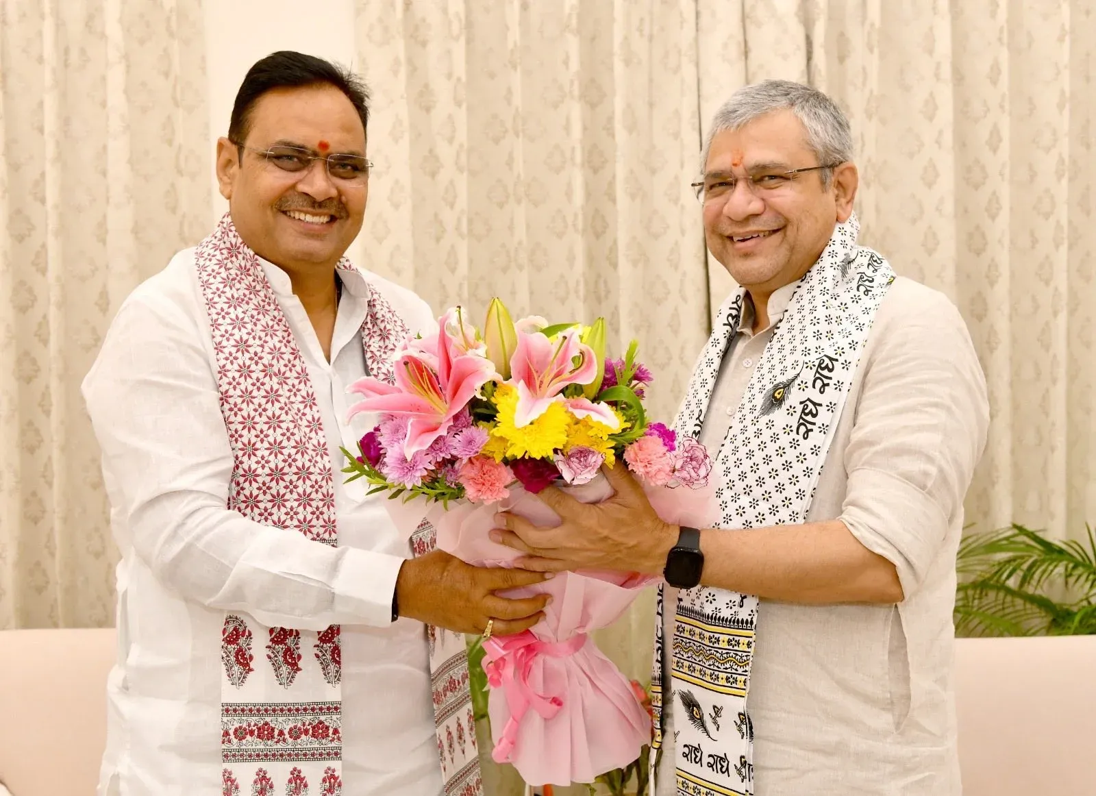 CM Bhajan Lal Wishes Union Minister Ashwini Vaishnaw on Birthday
