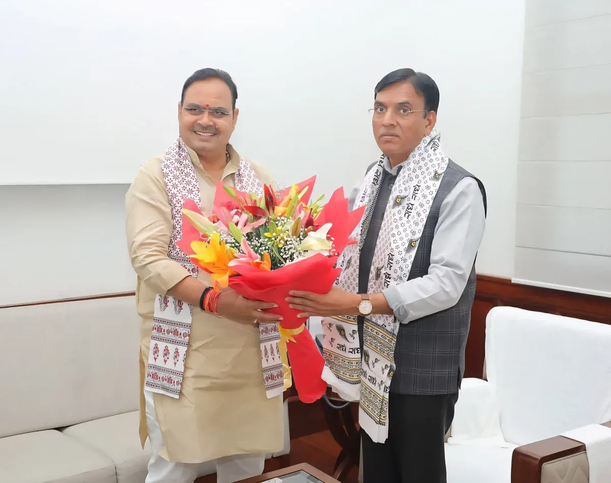 CM Bhajan Lal Wishes Union Minister Mandaviya on Birthday