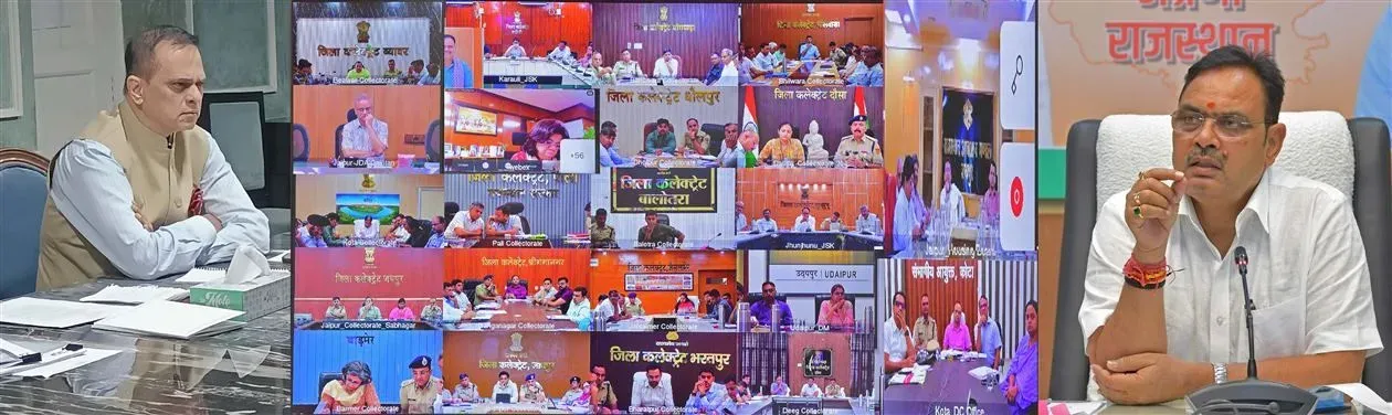 CM Bhajanlal Chairs High-Level Meet on NEET Re-Exam Security