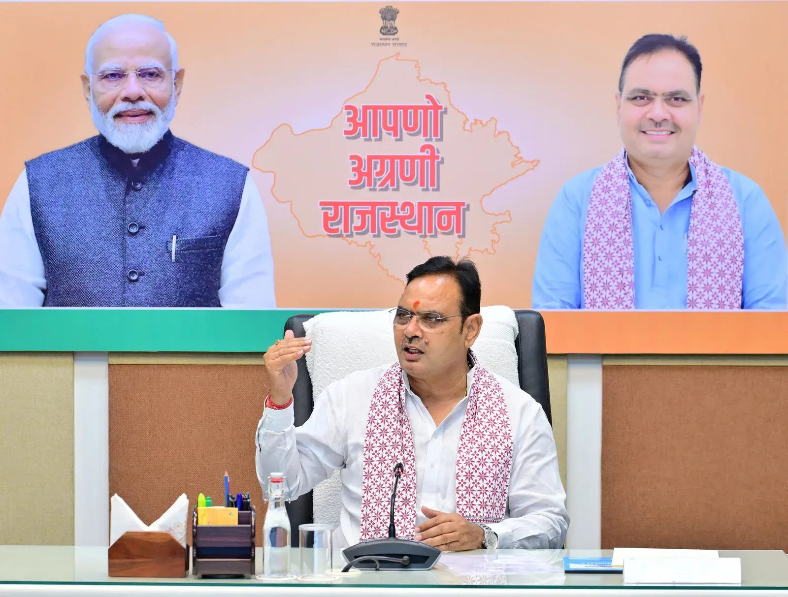 CM Bhajanlal Sharma chairs meet on Yamuna Water Agreement implementation