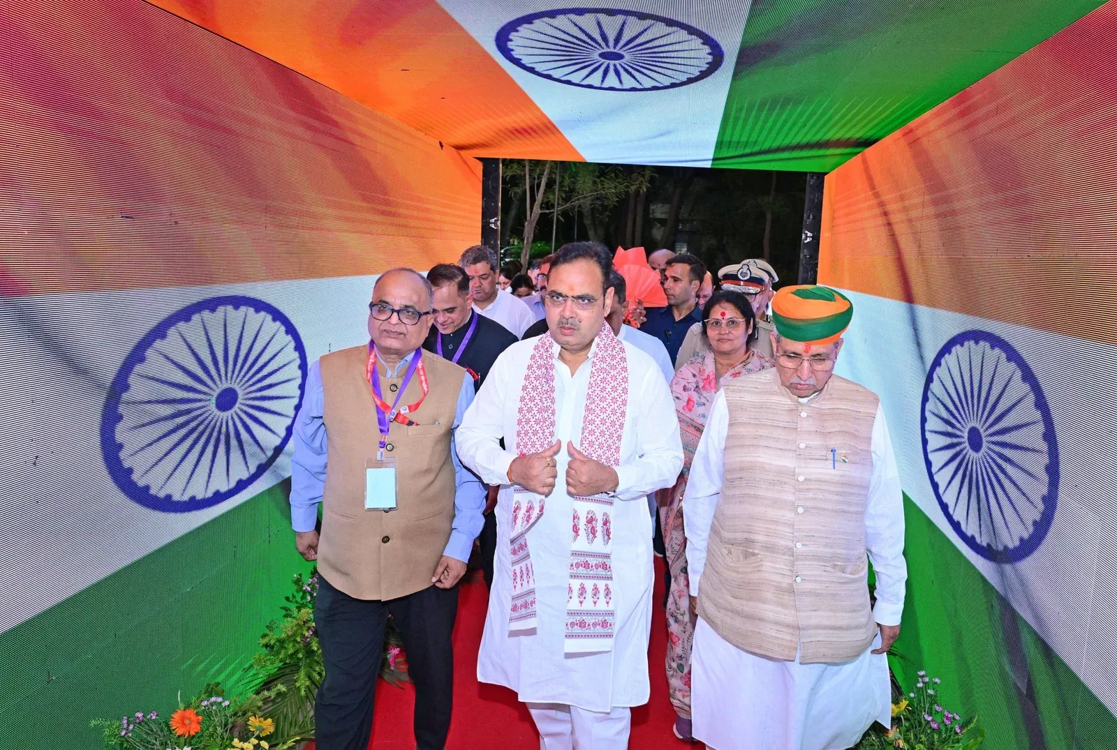CM Bhajanlal Sharma Hosts 'At Home' Eve of 80th Independence Day
