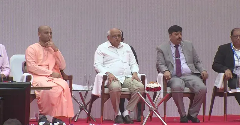 CM Bhupendra Patel Attends Roads & Buildings Chintan Shivir at Mahatma Mandir