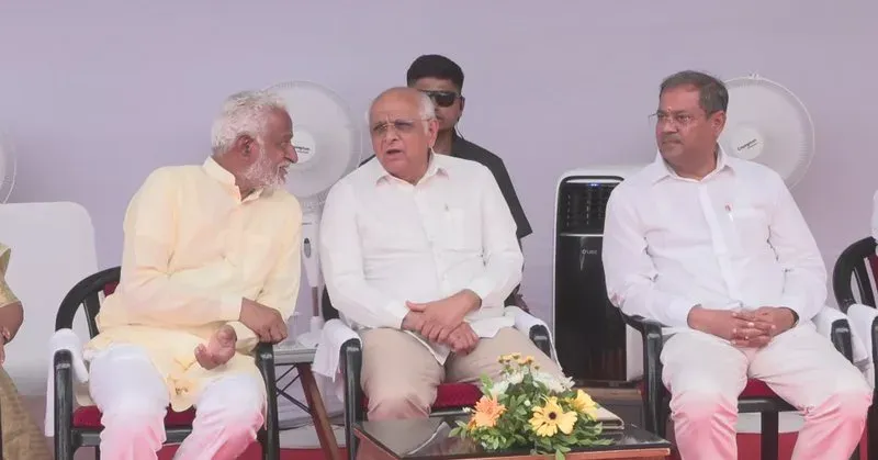 CM Bhupendra Patel attends Shala Praveshotsav at Vadnagar's B.N. High School