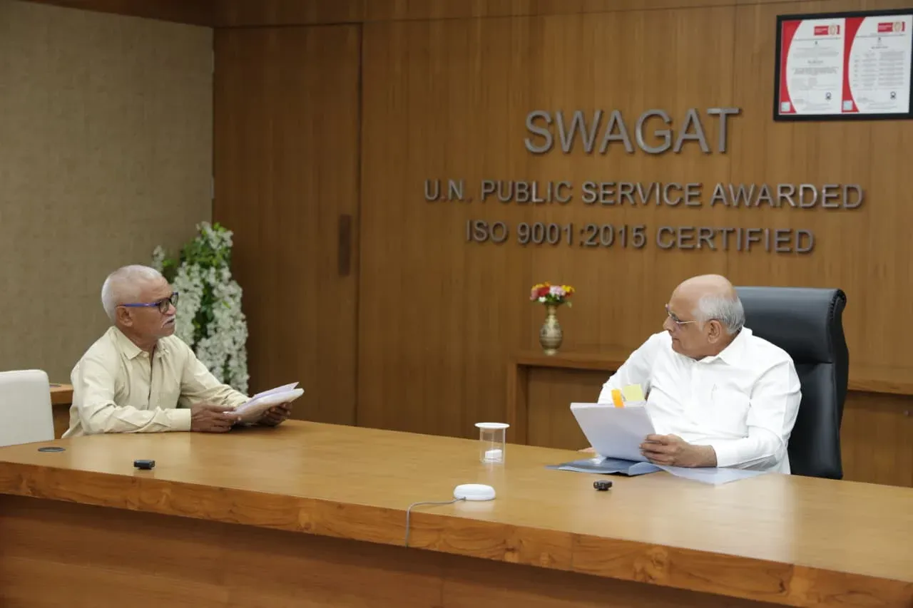 CM Bhupendra Patel Chairs SWAGAT Grievance Session in Gandhinagar