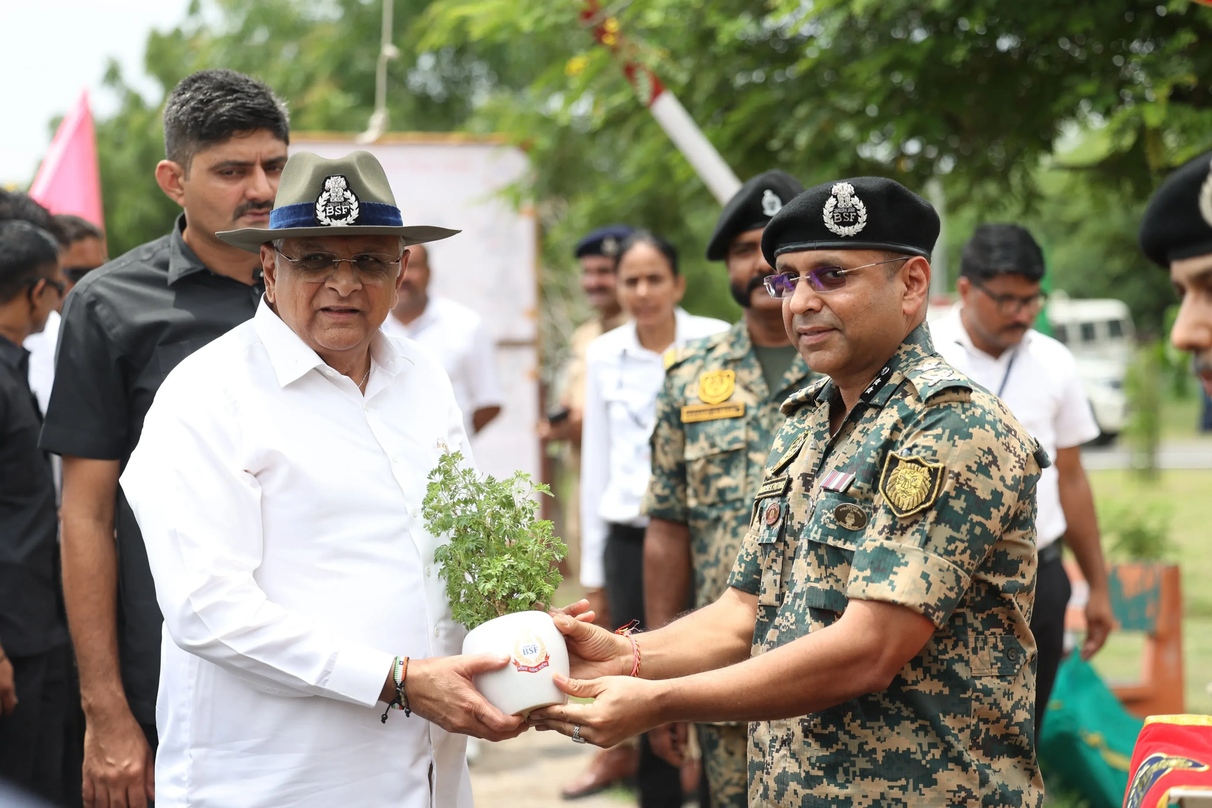 What Did CM Bhupendra Patel Say During His Visit to the Nadabet Border Outpost?