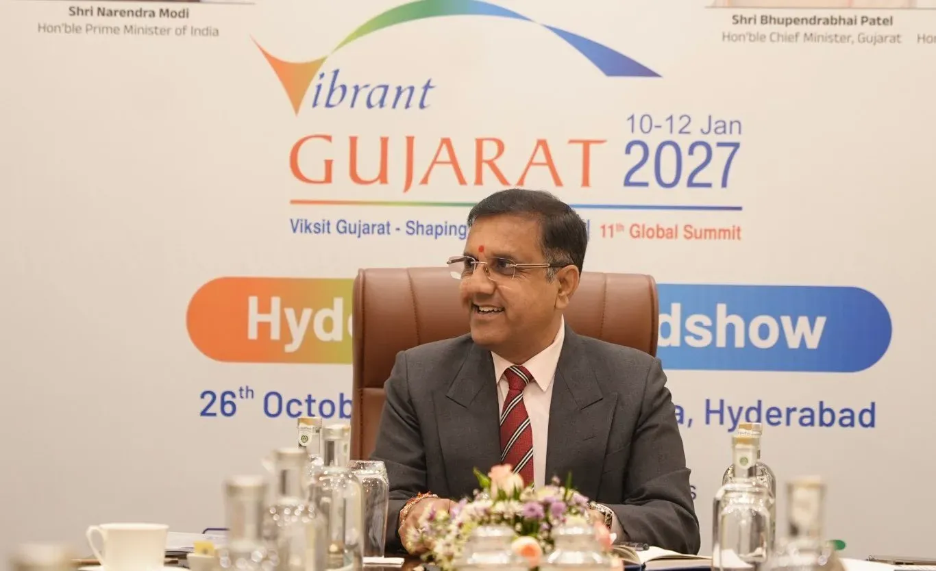 CM Bhupendra Patel Hosts VGGS 2027 Road Show in Hyderabad