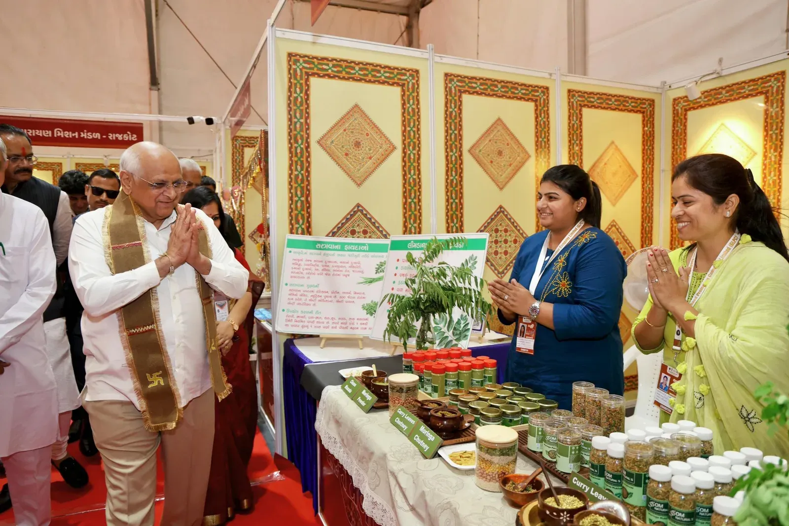 CM Bhupendra Patel inaugurates Saras Mela in Rajkot