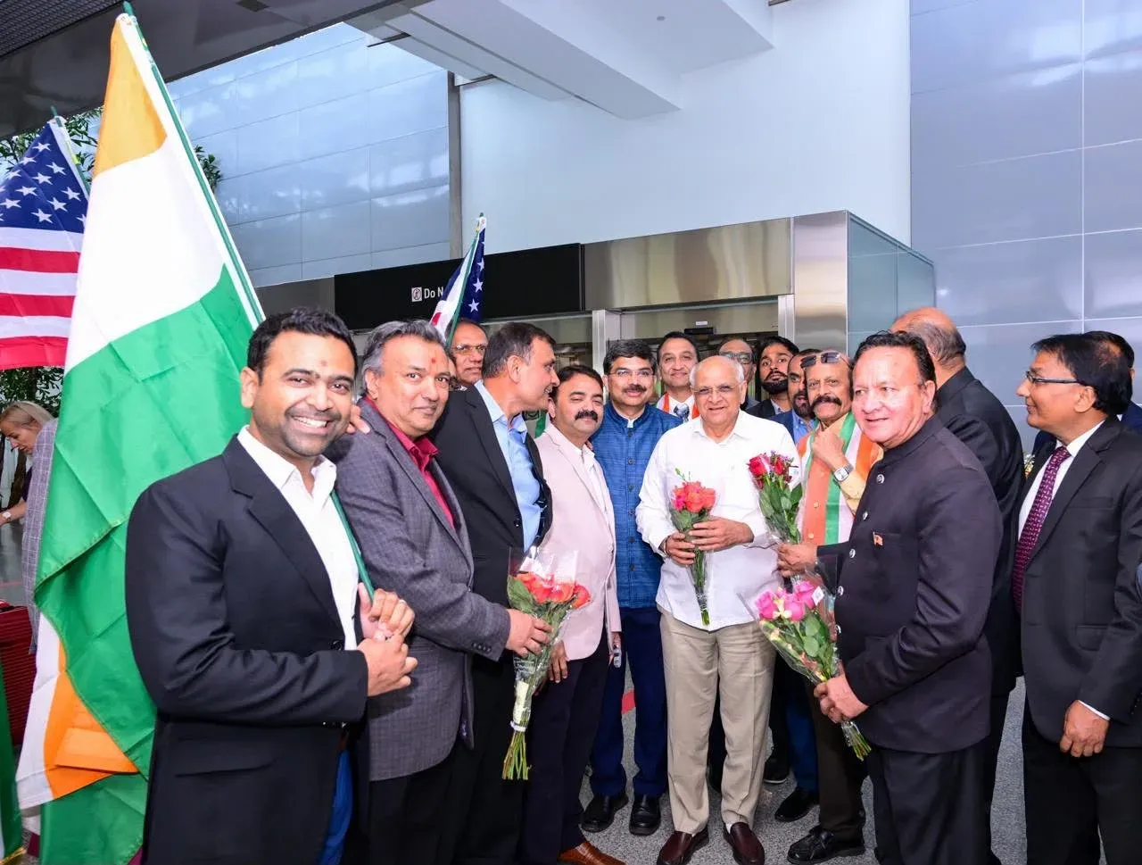 CM Bhupendra Patel lands in San Francisco, begins USA tour