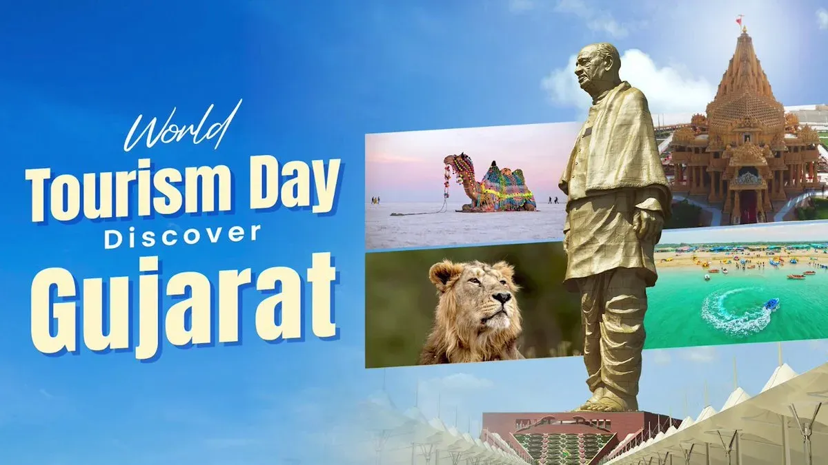 CM Bhupendra Patel Pitches Gujarat on World Tourism Day