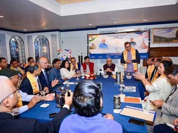 CM Bhupendra Patel pitches Gujarat to diaspora in Washington D.C.