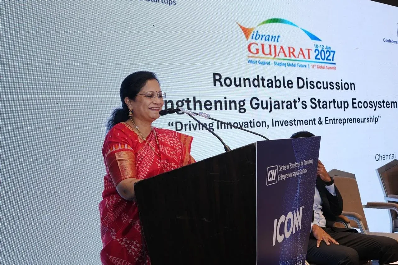 CM Bhupendra Patel Takes VGGS 2027 Pitch to Chennai
