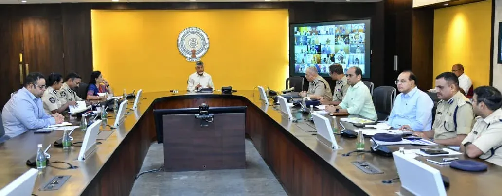 CM Chandrababu Chairs Mega Law-and-Order Review in AP