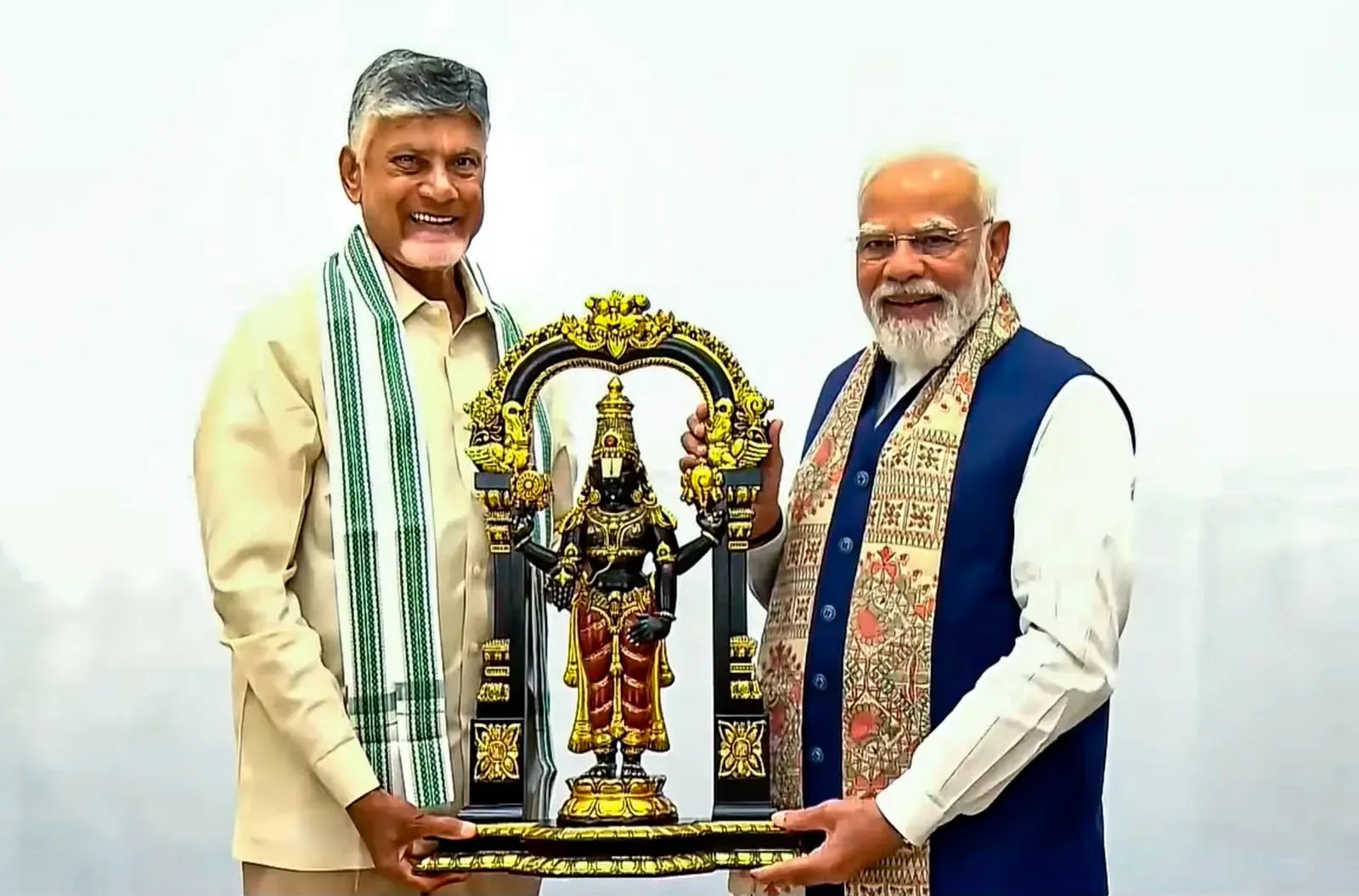 CM Chandrababu Congratulates PM Modi on 12 Years in Office