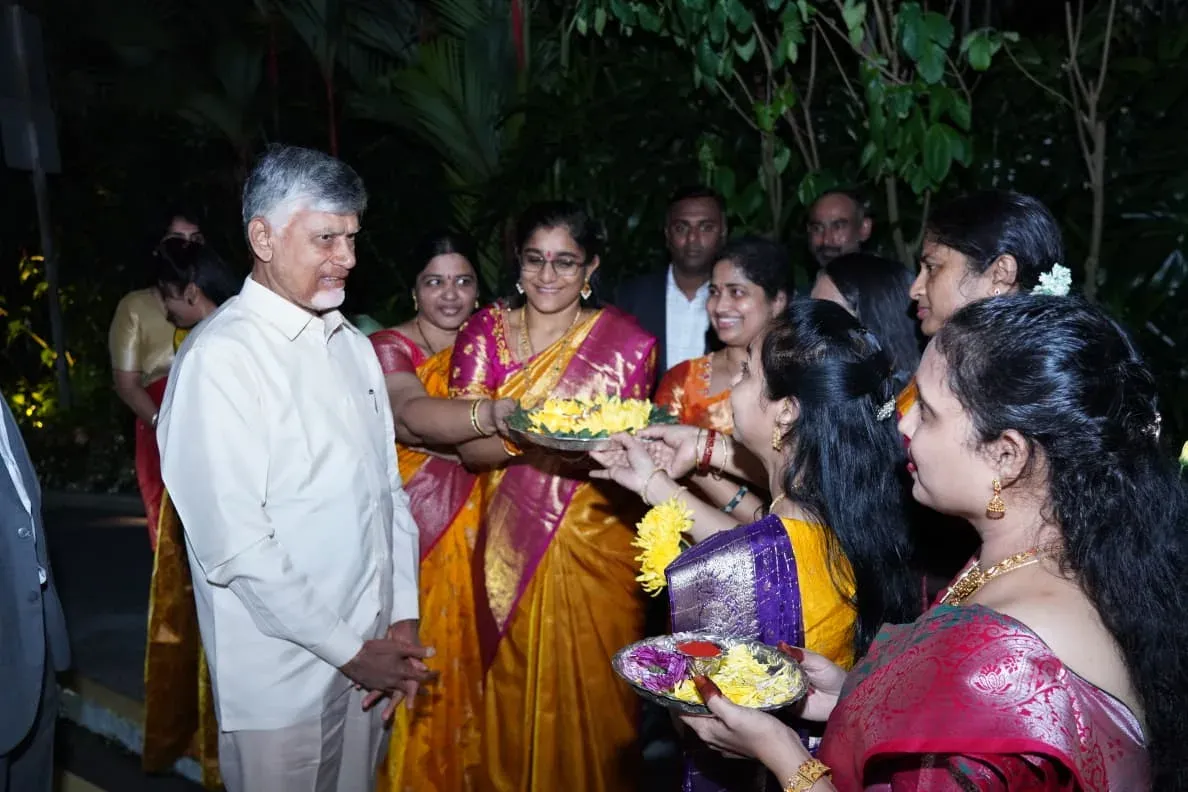 CM Chandrababu Naidu Arrives in Singapore on Two-Day Visit