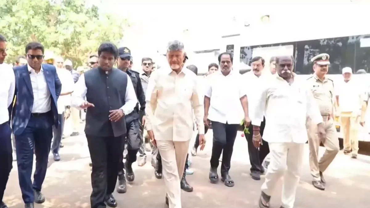 CM Chandrababu Naidu Plants Sapling, Cycles 5.5 km in Vizag on World Environment Day