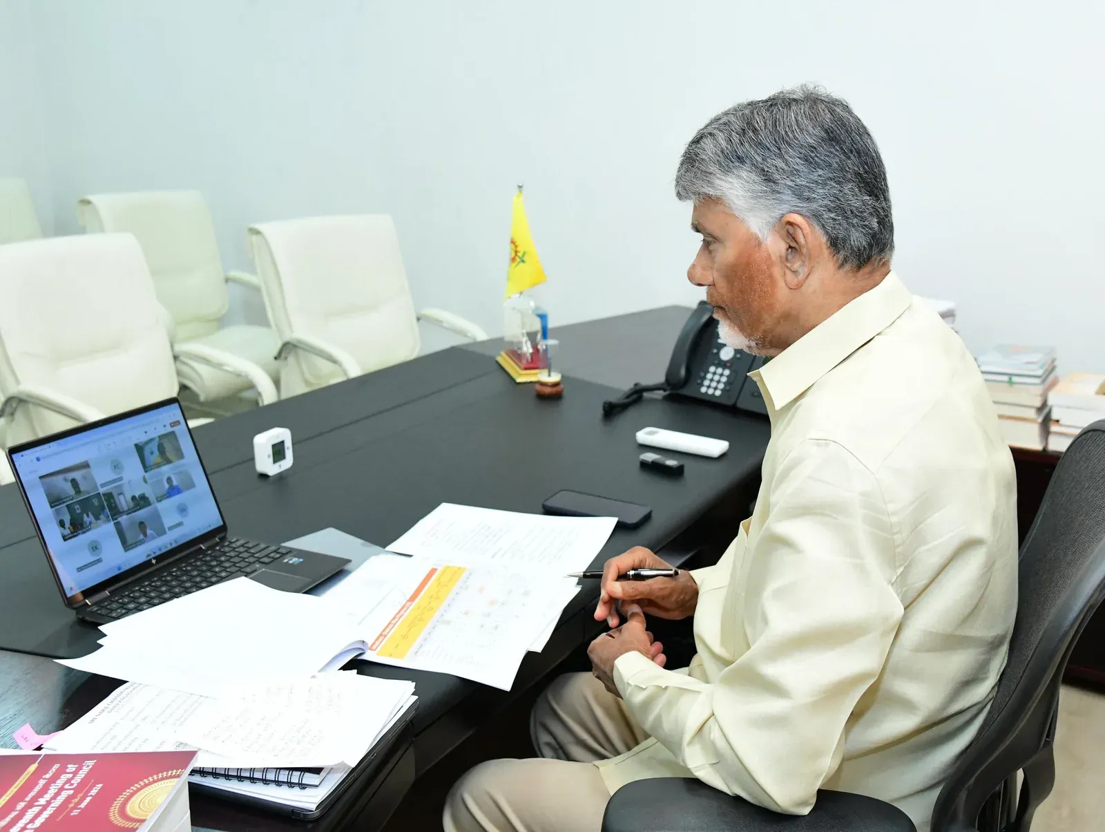 CM Chandrababu Orders Chain Tank Restoration Under Jaladhara