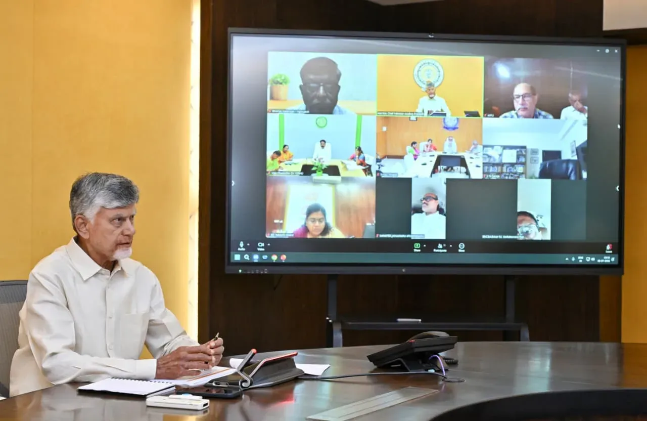CM Chandrababu Reviews El Niño Drought Threat in AP