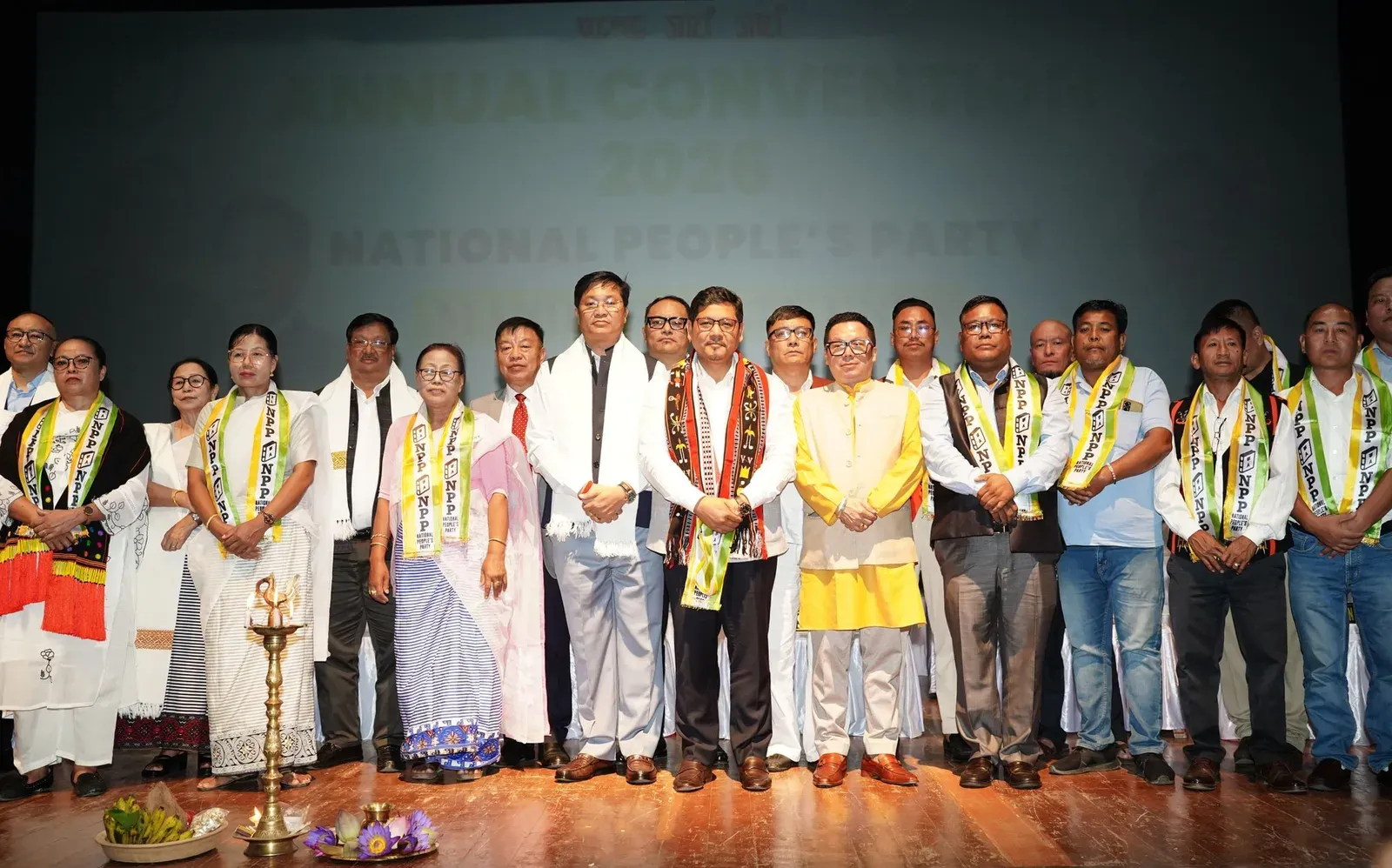 CM Conrad Sangma addresses NPP Annual Convention in Imphal