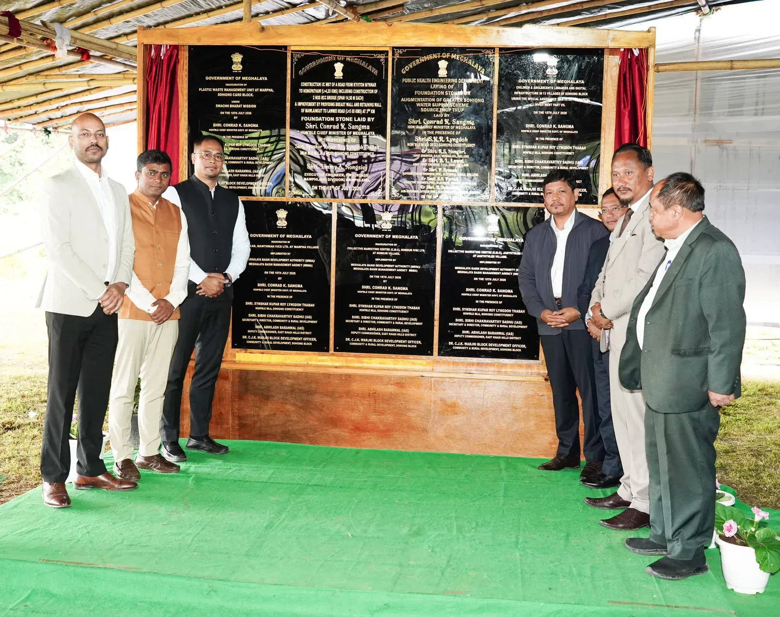 CM Conrad Sangma Dedicates ₹146 Cr Projects to Sohiong
