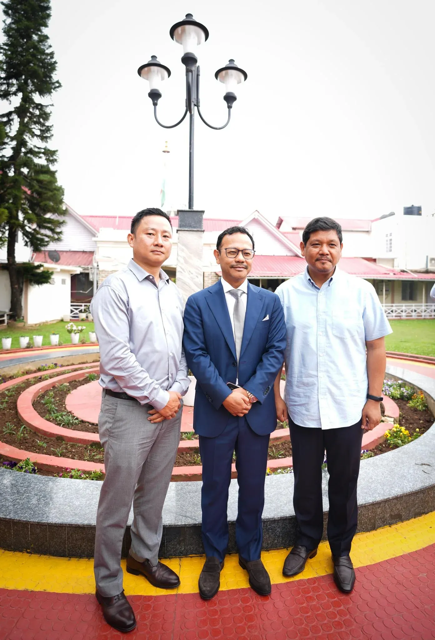 CM Conrad Sangma files Rajya Sabha nomination for James Sangma