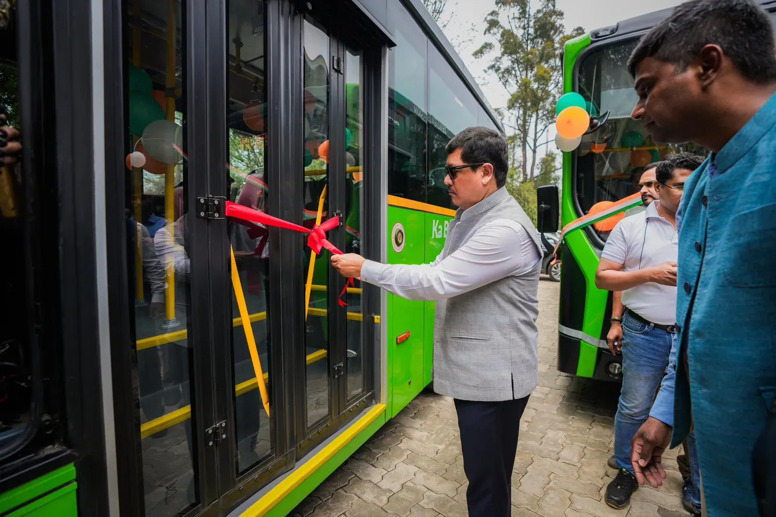 CM Conrad Sangma flags off 55 e-buses under PM e-Bus Sewa in Meghalaya