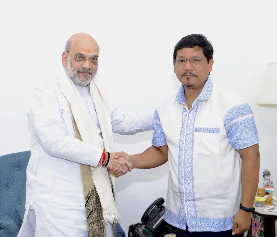 CM Conrad Sangma Greets Home Minister Amit Shah on Birthday