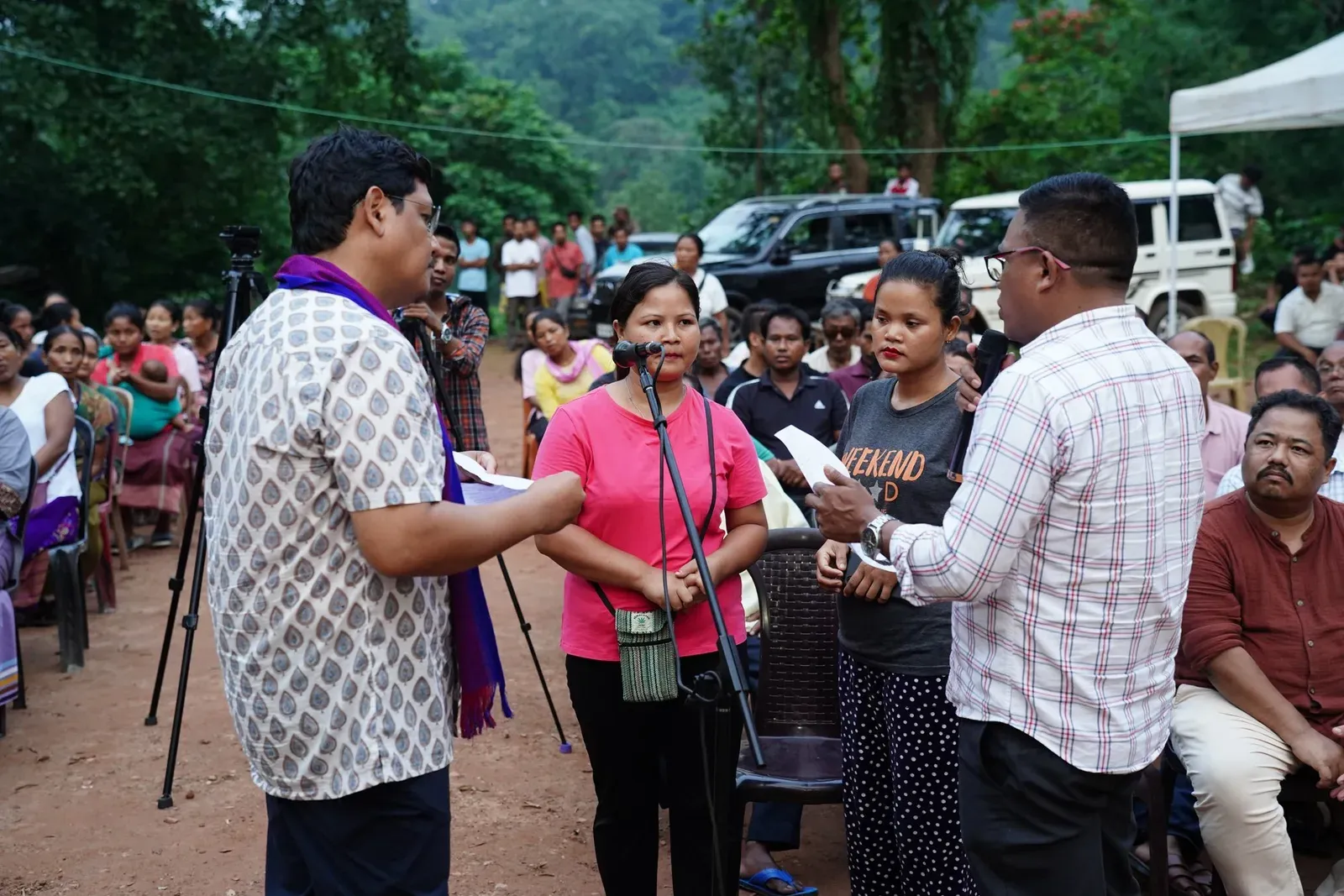 CM Conrad Sangma Holds MLA Connect at Matchikolgre, South Tura