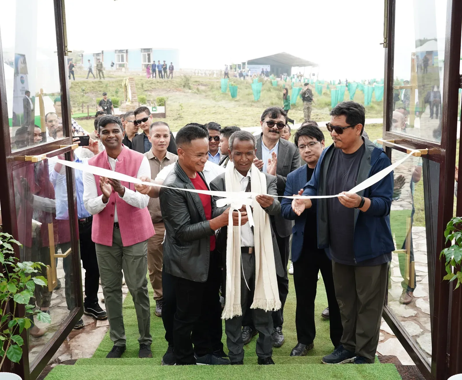 CM Conrad Sangma Inaugurates Eco-Tourism Cottages at Mawrah